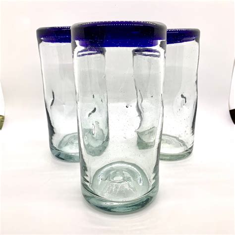 blue thumbprint glasses|thumbprint glass from the 50s.